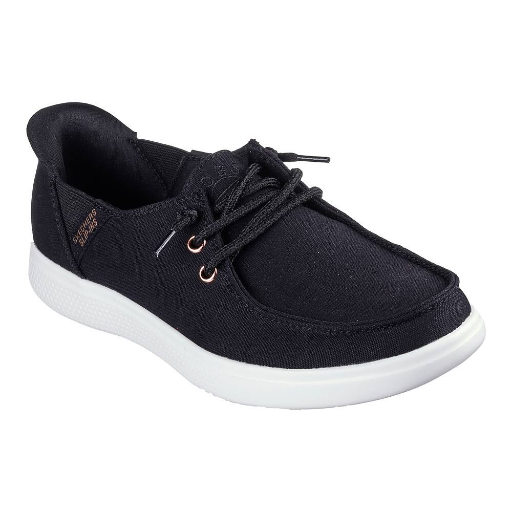 Женские туфли BOBS by Skechers Hands Free Slip-ins Skip Cute Spot Twist, черный
