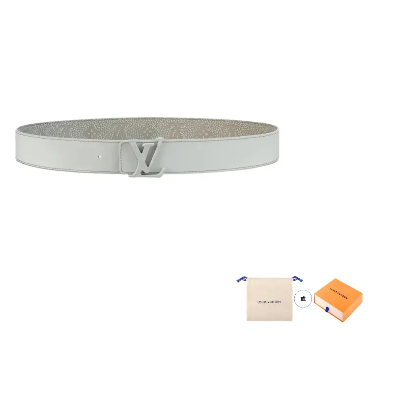 

LOUIS VUITTON Ремень реверсивный для скалолазания 40 мм, Gray Green