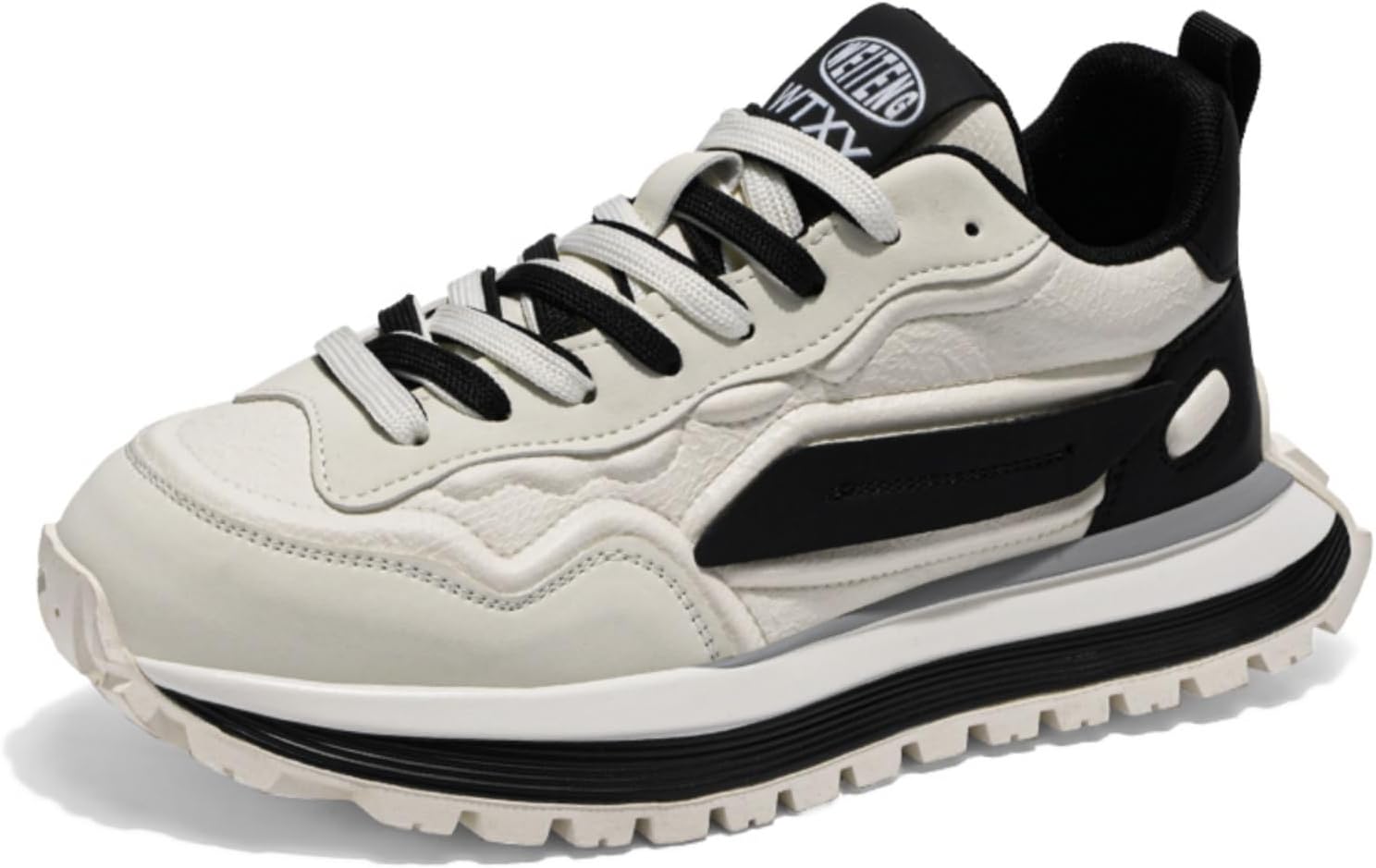 

Мужские модные кроссовки из сетки и кожи с многоцветным дизайном, амортизирующей подошвой, удобные для ходьбы, вождения, прогулок по городу, тренировок в спортзале, путешествий и повседневной носки, дышащие Yrzhgdl, белый/синий