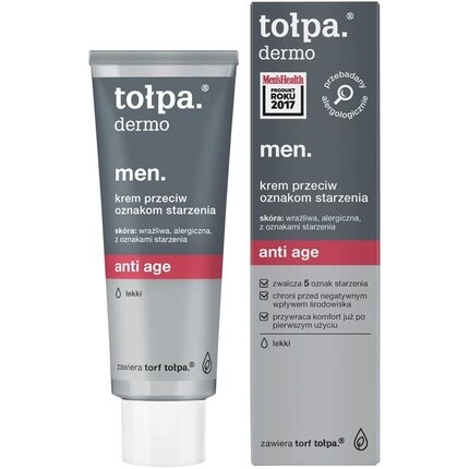 

Dermo Men 40+ Регенерирующий крем для лица 40мл, Tolpa