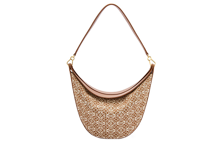 

Сумка на плечо Luna с жаккардовым анаграммой Tan/Pecan LOEWE