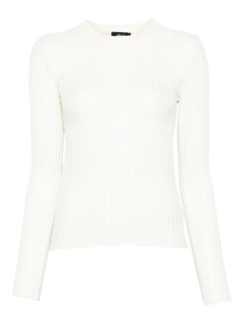 

Свитер в рубчик Dixie, белый