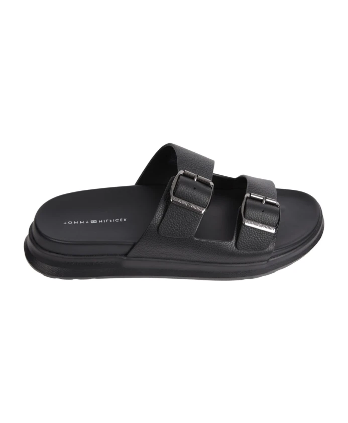 

Черные сандалии на плоской подошве Tommy Hilfiger, черный