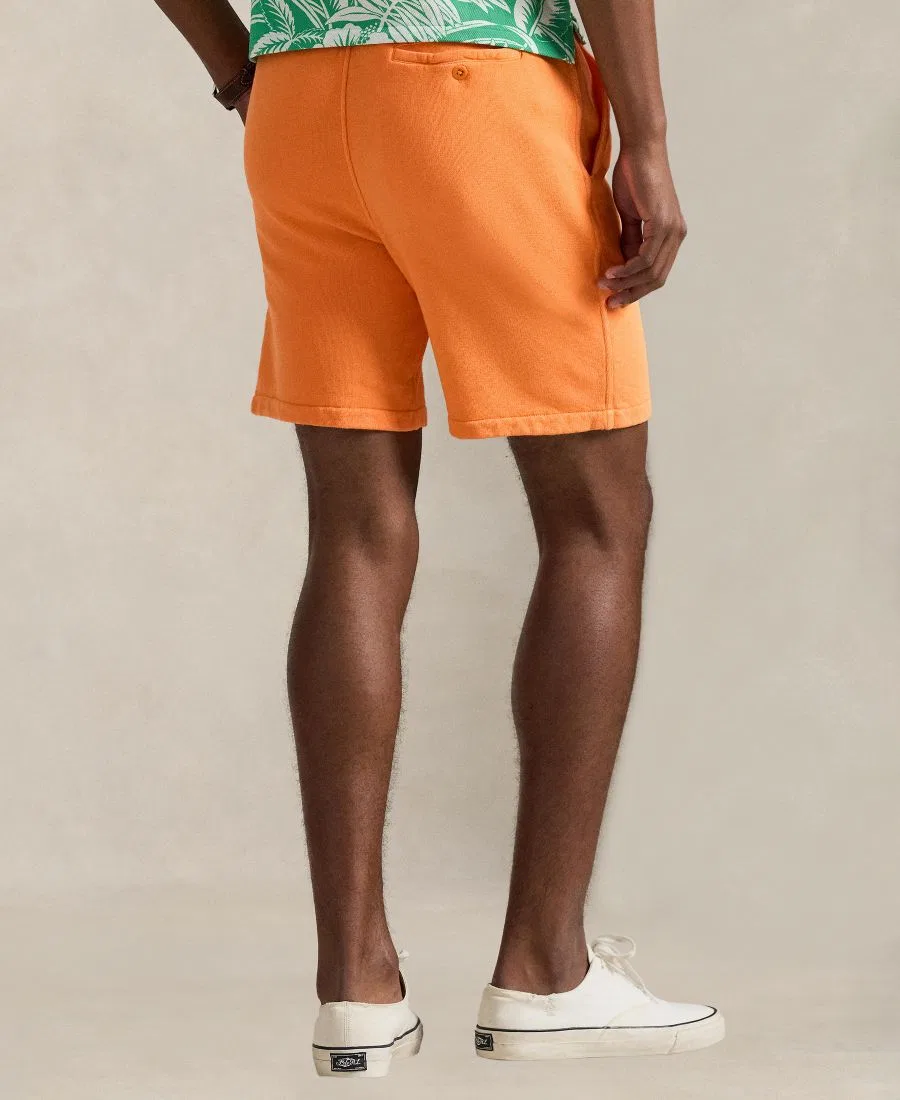 Мужские шорты с вышитым пони и завязками Polo Ralph Lauren, Resort Orange — фото 4