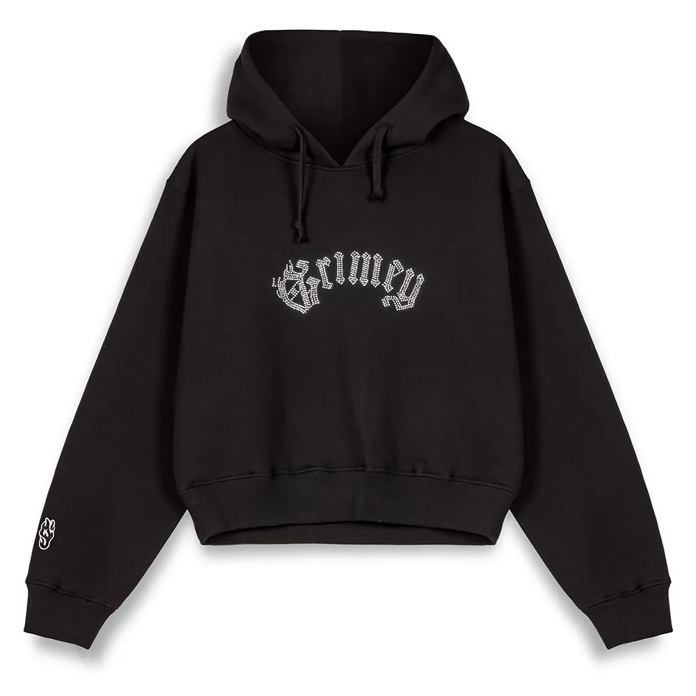 

Худи Grimey Saoirse Cropped, черный