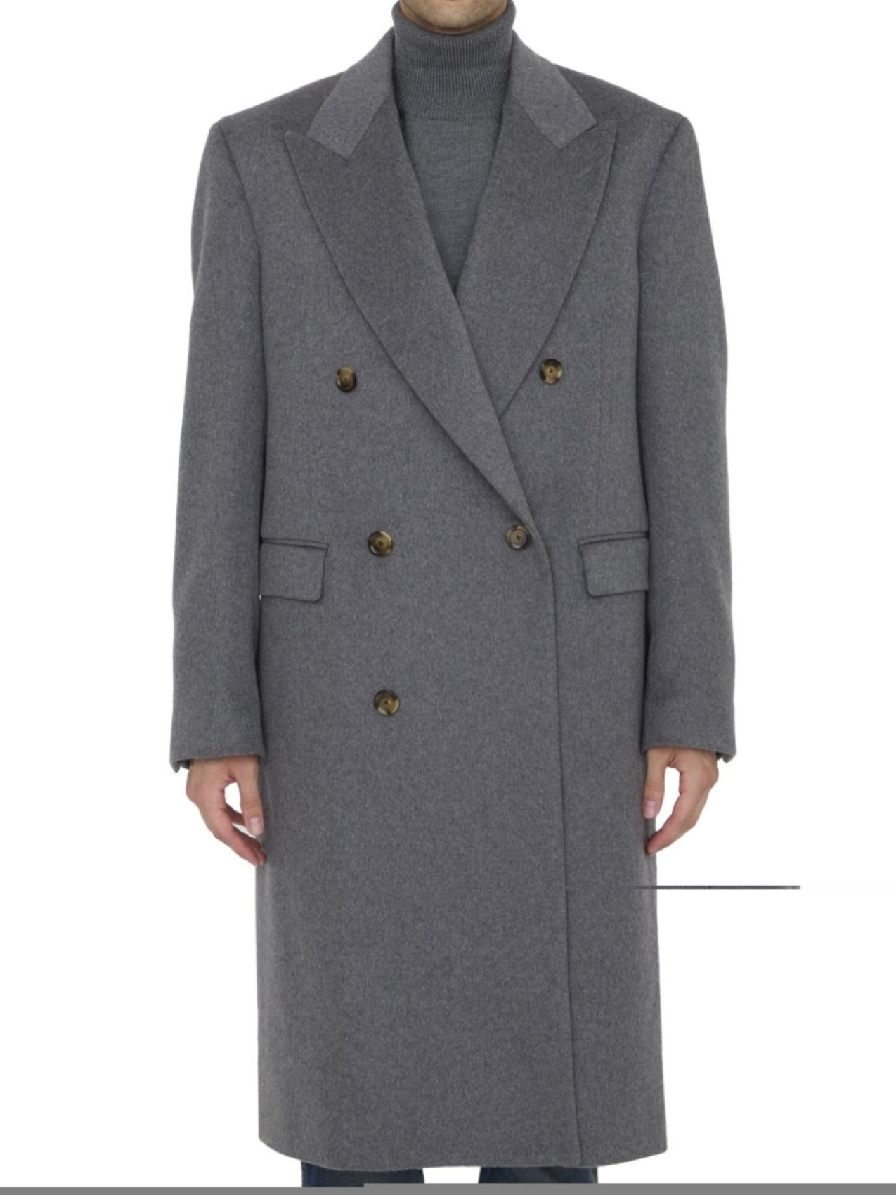 

Lardini двубортное пальто, серый