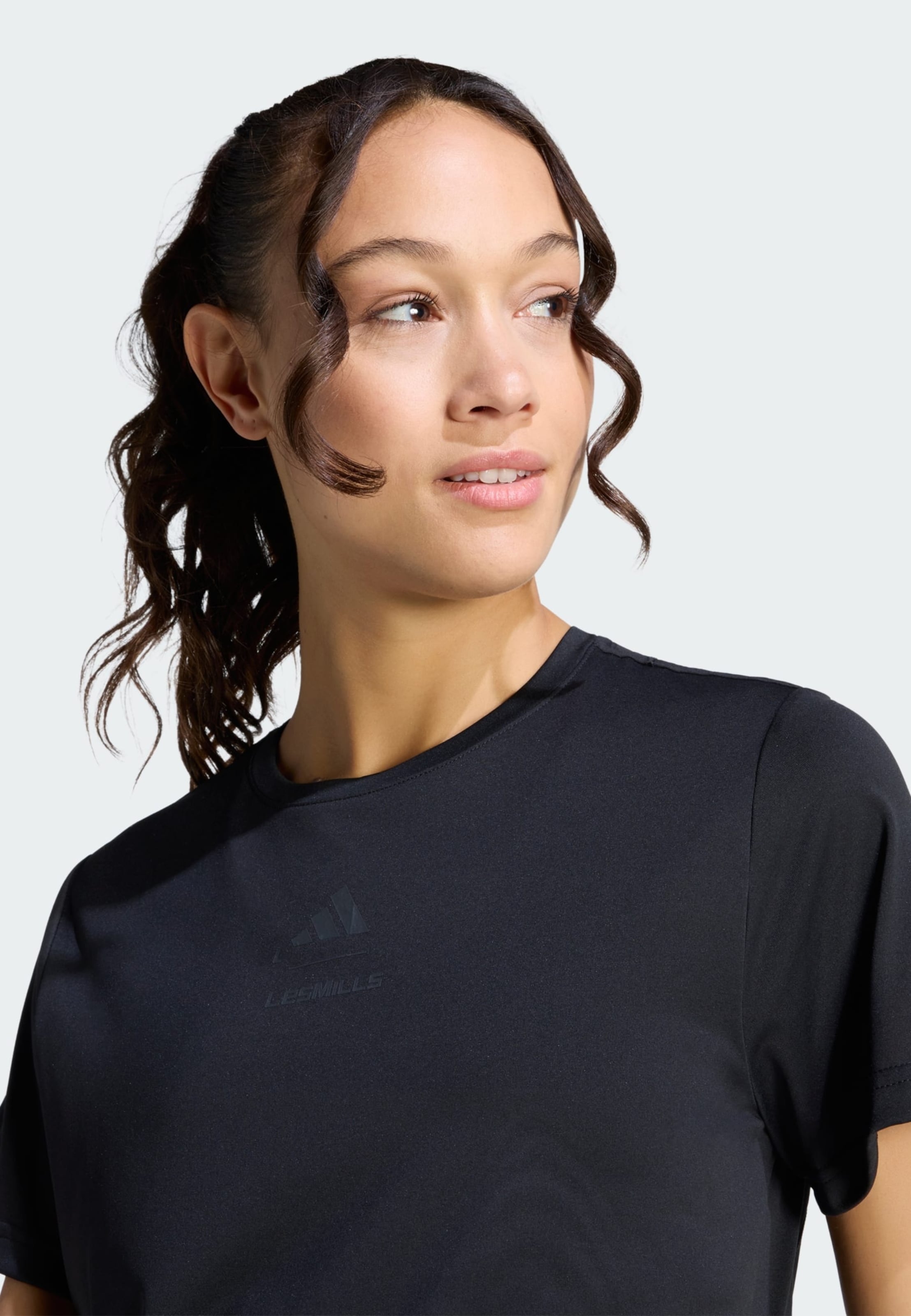 Adidas Performance Футболка для тренировок 'Adidas x Les Mills' черного цвета — фото 4