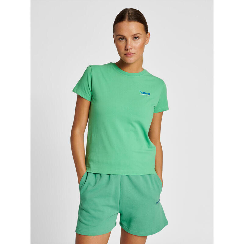 

Hmllgc Kristy Короткая футболка женская для спорта и отдыха HUMMEL, цвет gruen