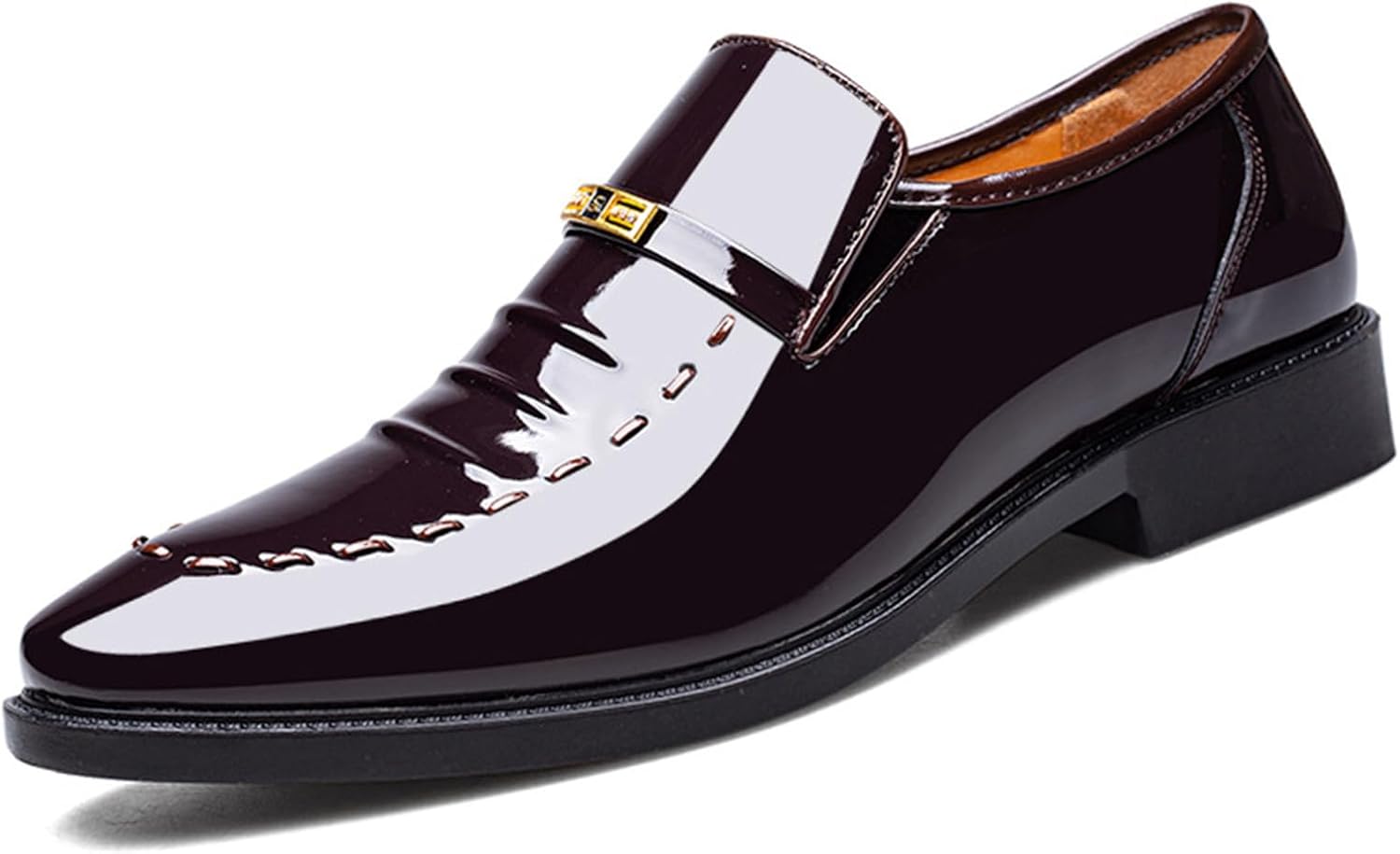 

Мужские классические лоферы KYOESCAI, удобные туфли-оксфорды без шнурков, подходят, вечеринок, работы в офисе и носки с костюмом, коричневый