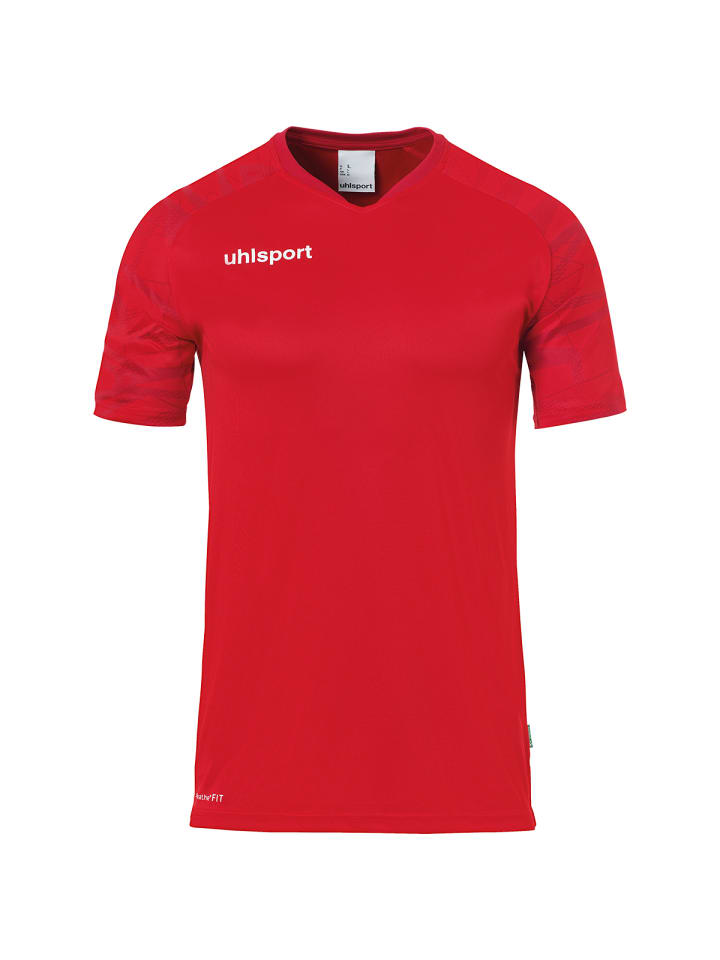 Тренировочная футболка GOAL 25 JERSEY красного/белого цвета uhlsport