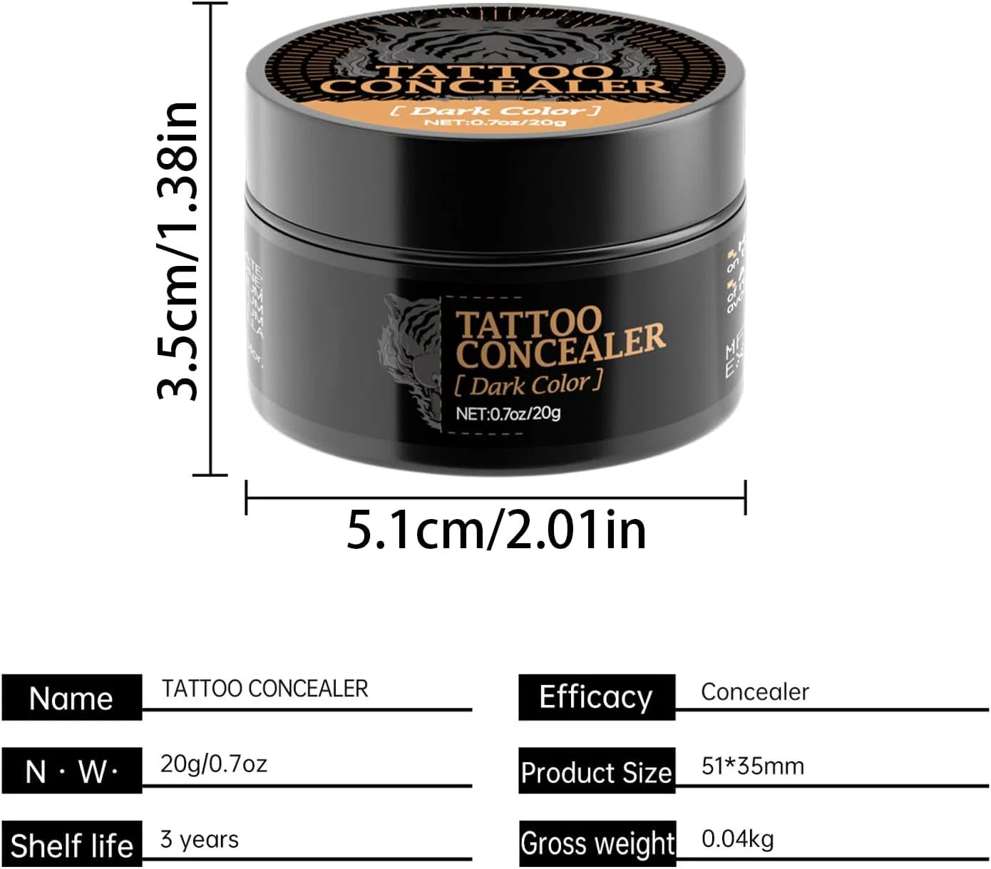 Консилер для тела Dark No brand — фото 2