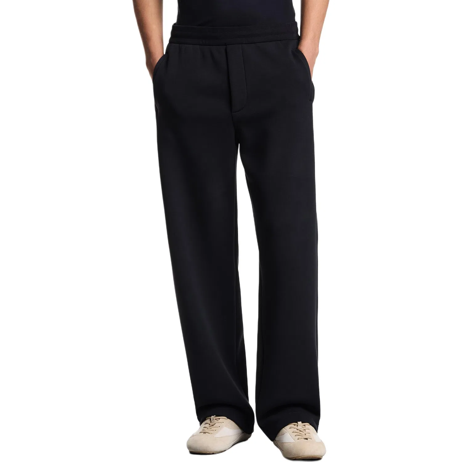 Штаны повседневные EMPORIO ARMANI Bonded Jersey Marine Blue — фото 2