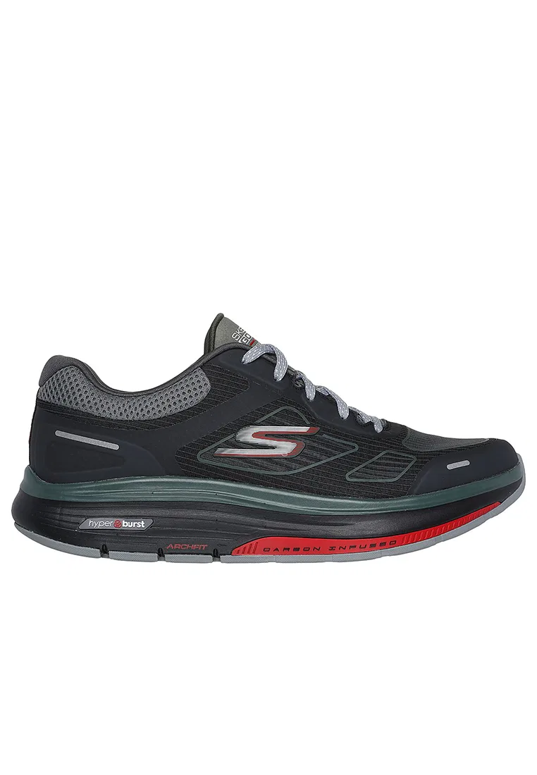 Кроссовки мужские для ходьбы, GO WALK WORKOUT WALKER, Skechers, черный/оливковый