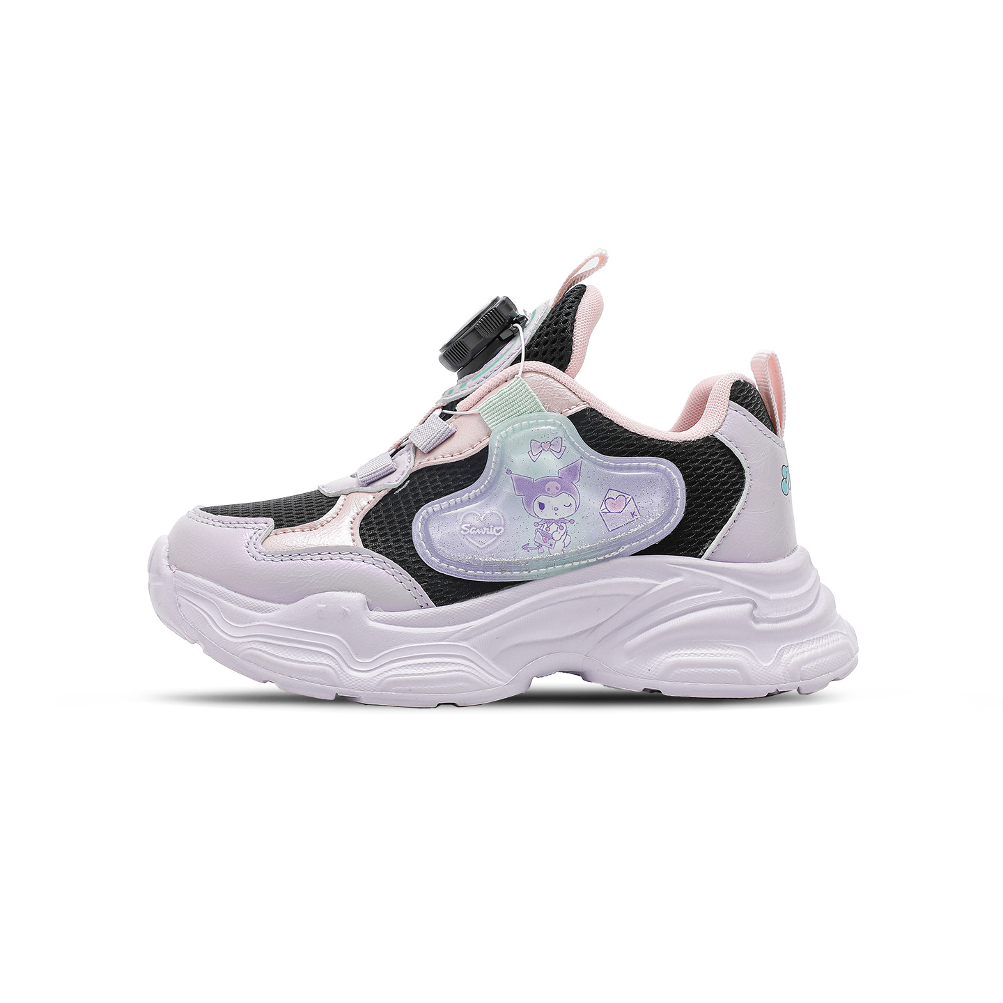 

Детские повседневные кроссовки low top из искусственной кожи Sanrio, светло-фиолетовый