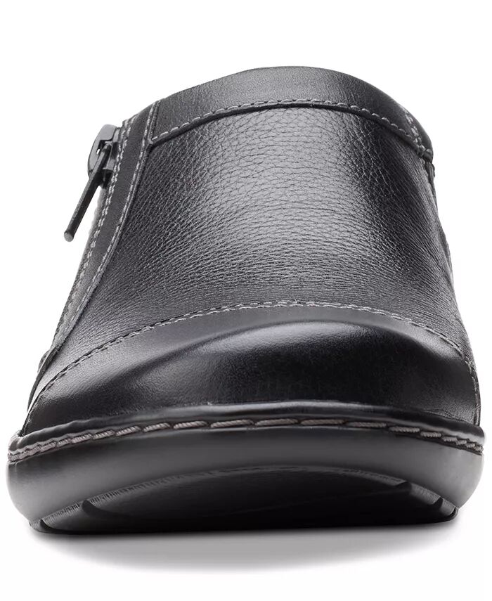 Женские мокасины Cora Giny с мягкой подкладкой на молнии Clarks, черный — фото 3