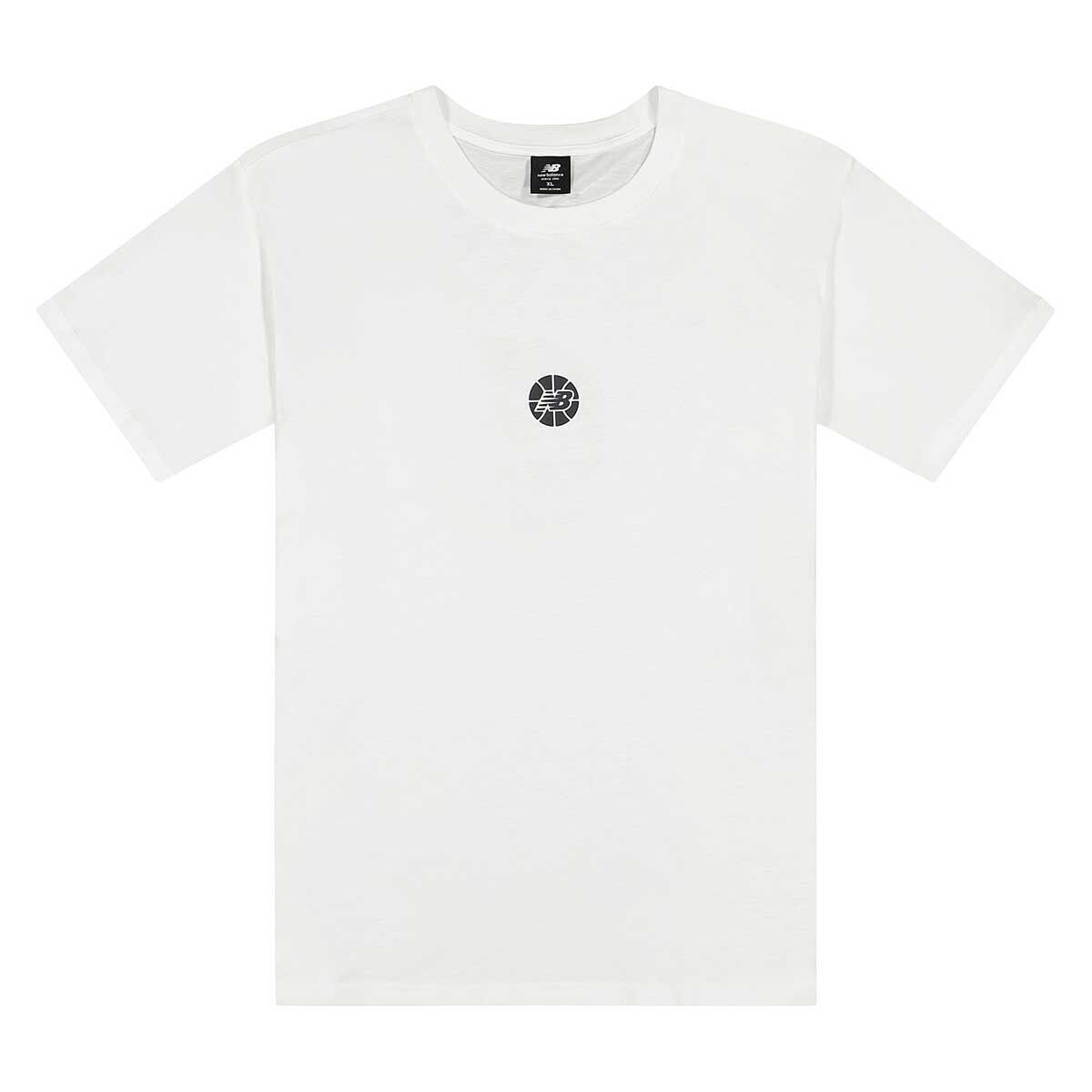 

Футболка Hoops Essentials T-Shirt New Balance, цвет Weiß