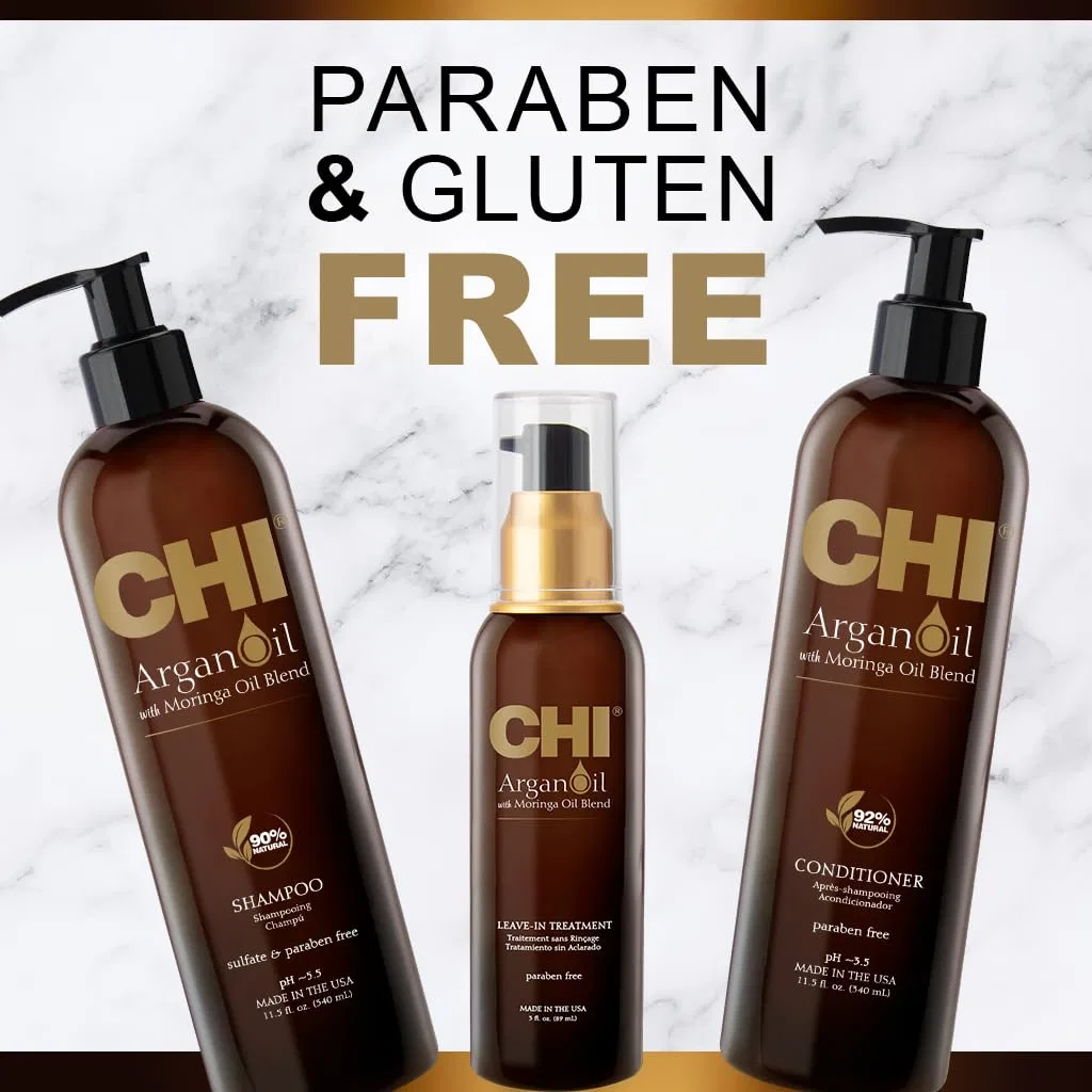 Набор для волос CHI Argan Oil Plus Moringa Oil Luxe Trio Kit Chi — фото 2