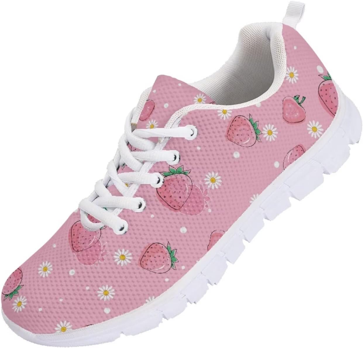 

Мужские кроссовки Funnydude Funny Print для бега, осенние удобные теннисные туфли, легкие кроссовки, Strawberry