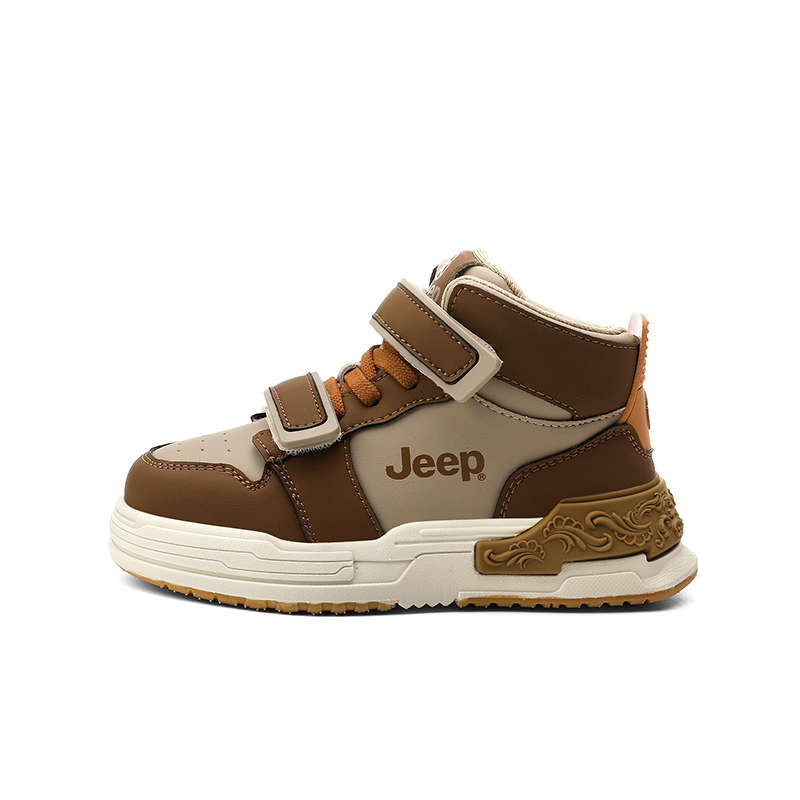 

Детские кроссовки High Top Lifestyle Kids' Jeep Молочный чай коричневый