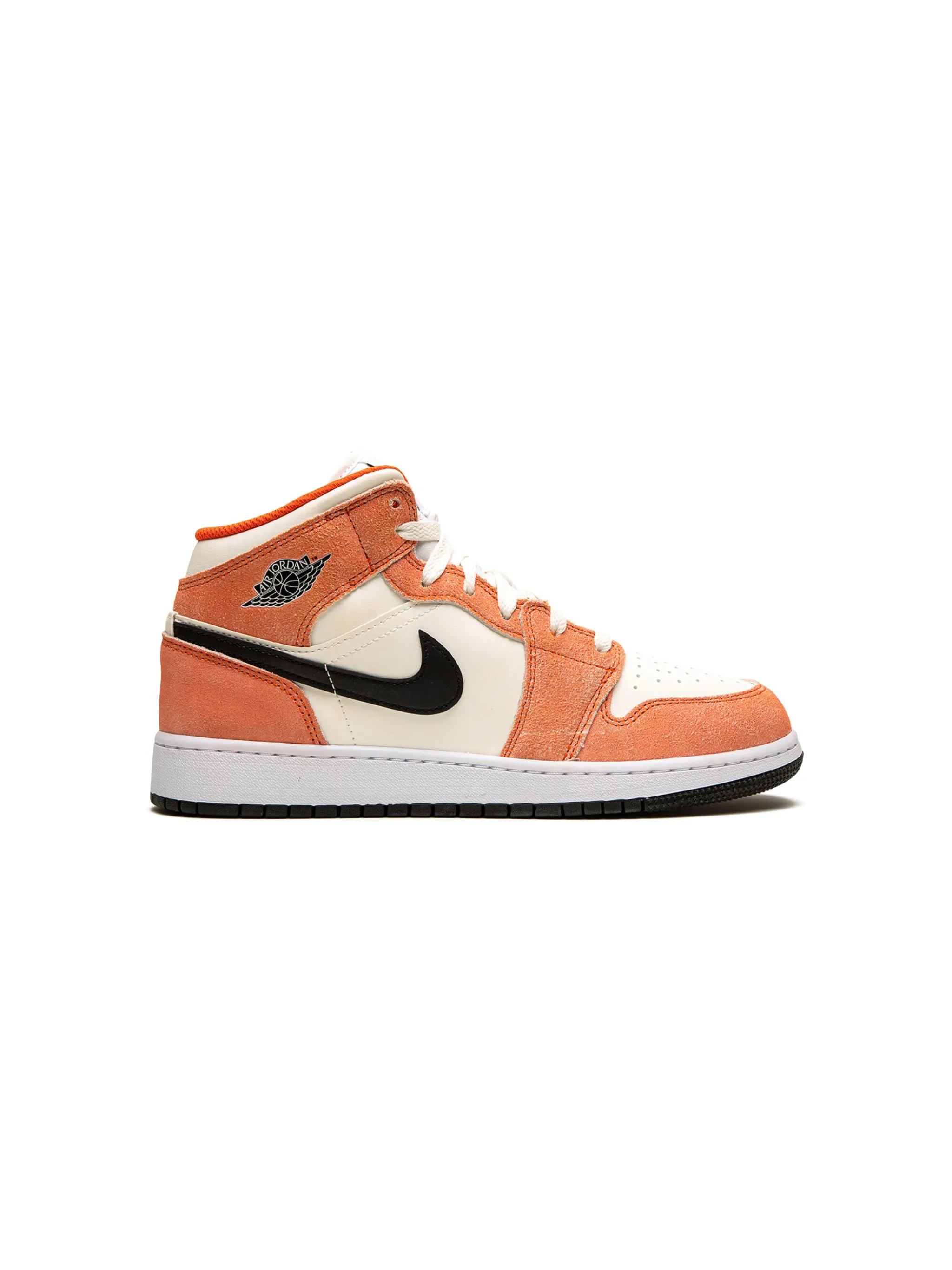 Кроссовки Air Jordan 1 Mid SE Jordan Kids, оранжевый — фото 2