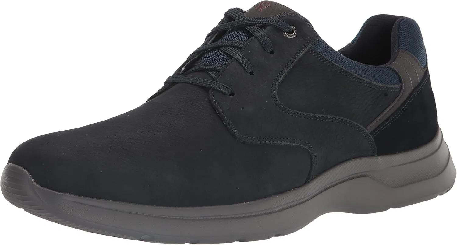 Мужские кроссовки Rockport Patterson Plain Toe, New Dress Blues Nubuck