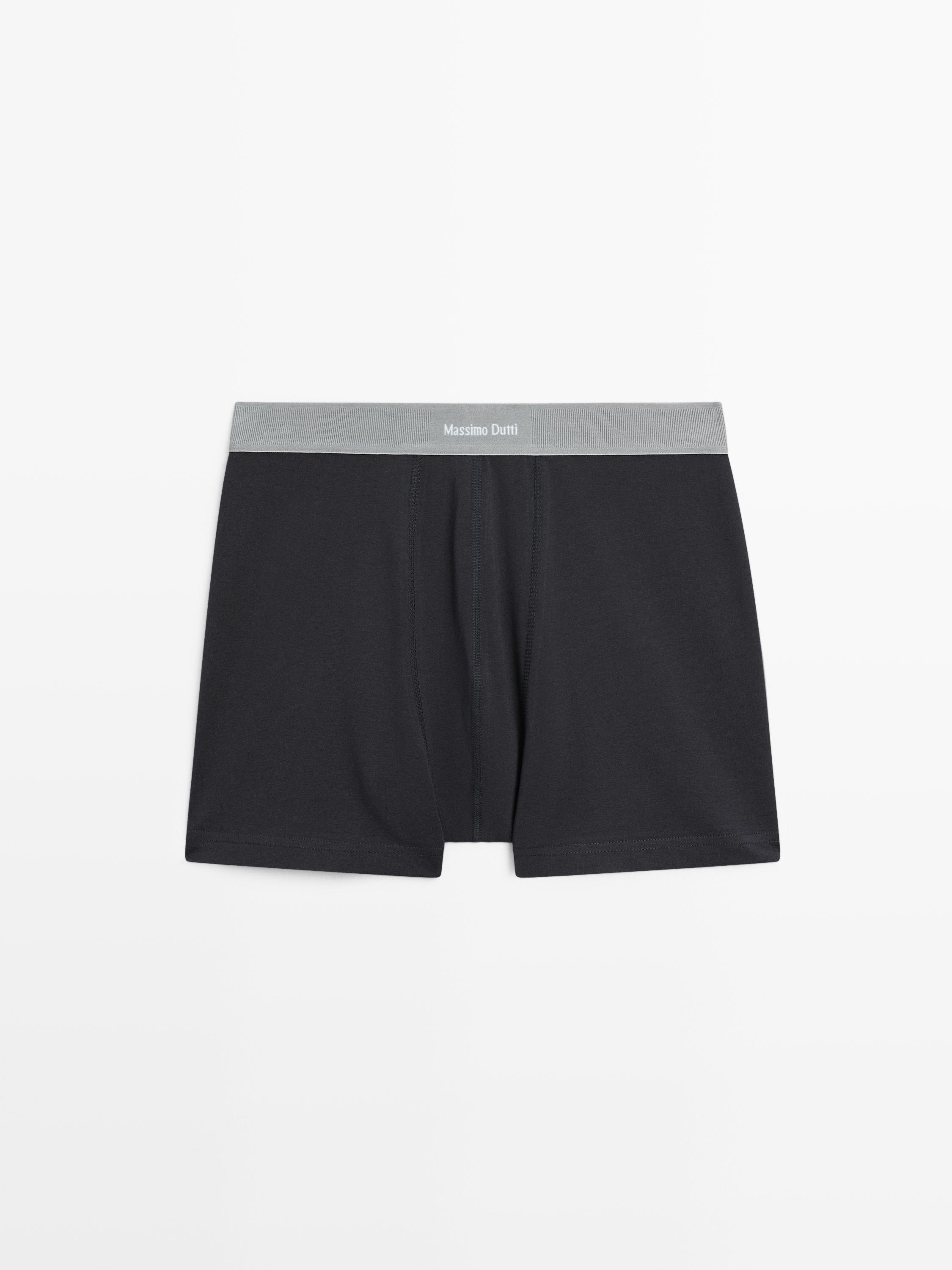 

Боксеры с логотипом на поясе Massimo Dutti, темно-синий