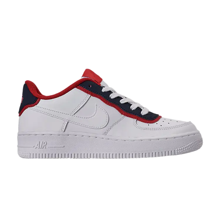 

Кроссовки Nike Air Force 1 Low LV8 DBL GS 'Red Obsidian', белый