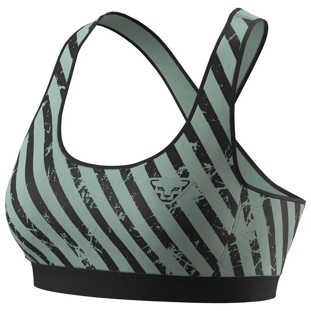 

Спортивный бюстгальтер Dynafit Alpine Graphic sports bra, зеленый