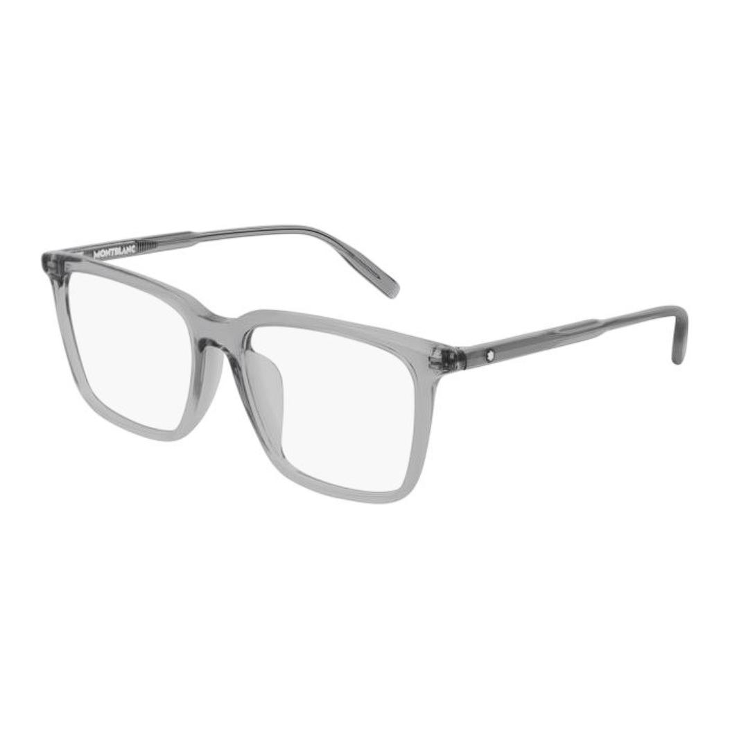 

Ацетатные квадратные очки для мужчин серые MONTBLANC