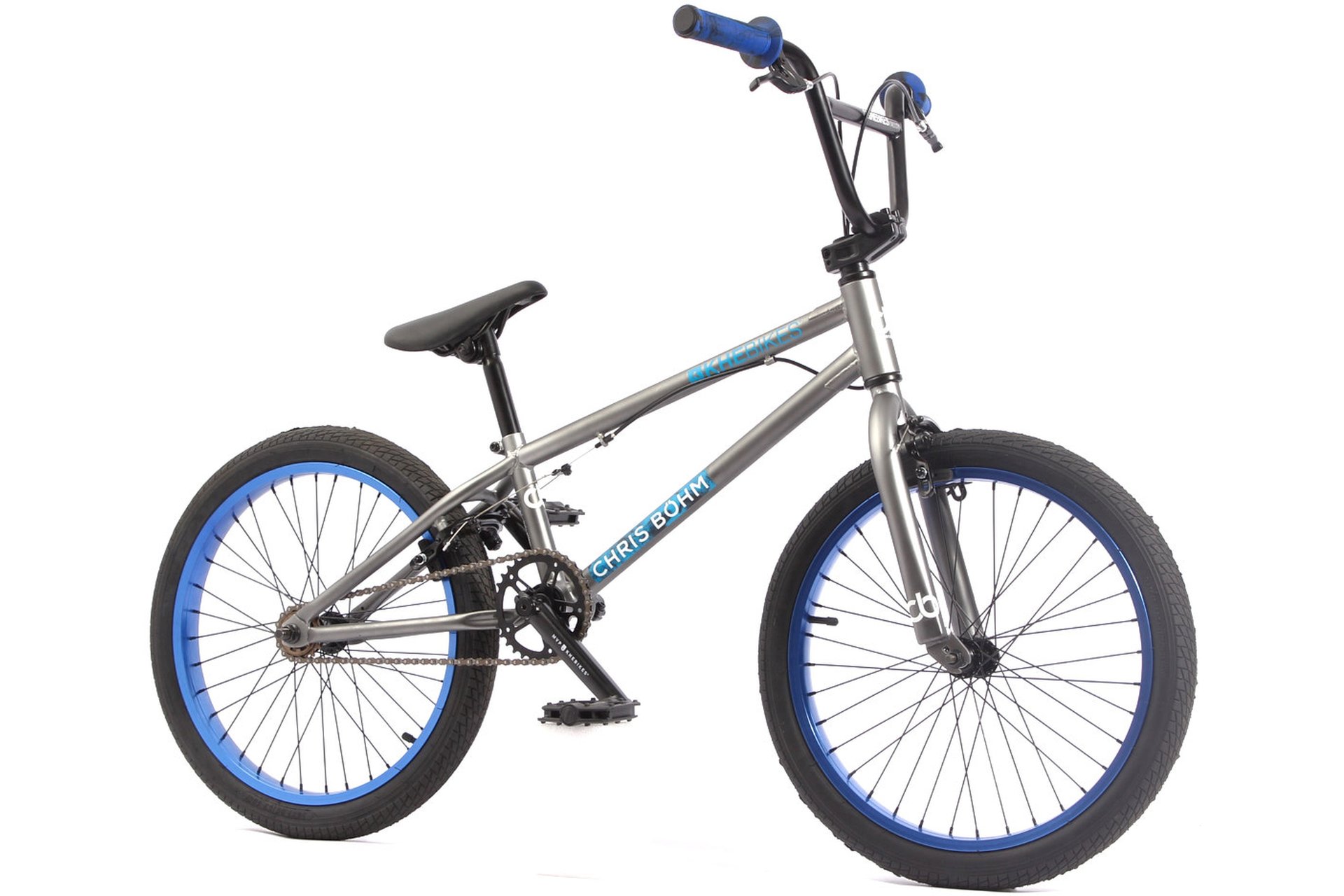 Велосипед BMX KHE Chris Böhm SE - 20 дюймов - BMX - Aktion, цвет Grau|chrome black — фото 2