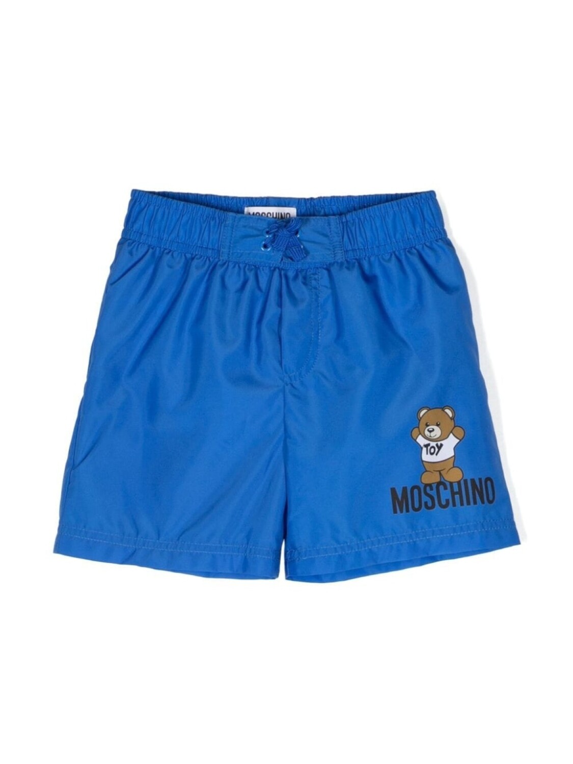 

Moschino Kids плавки-шорты с принтом Teddy Bear, синий