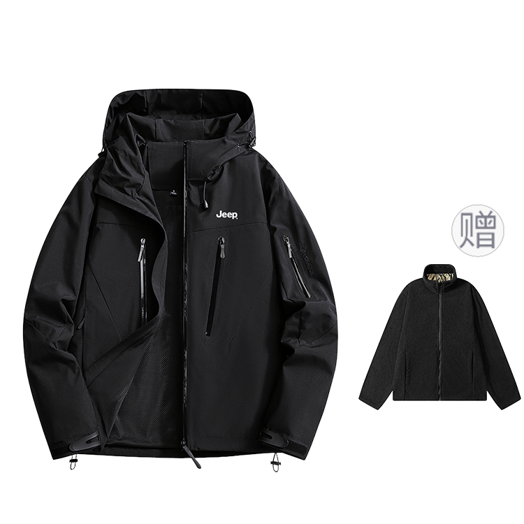 

Jeep Куртка мужская, Obsidian Black[Includes Liner, 3-in-1]
