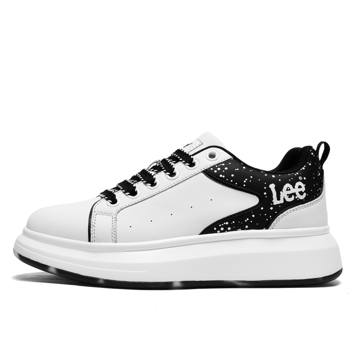 

Повседневная мода Свежий тренд Низкие скейтерские кроссовки Men's Lee, Черный