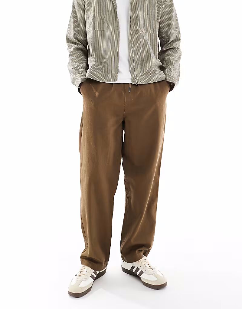 

Брюки Greenport на завязках коричневого цвета Farah