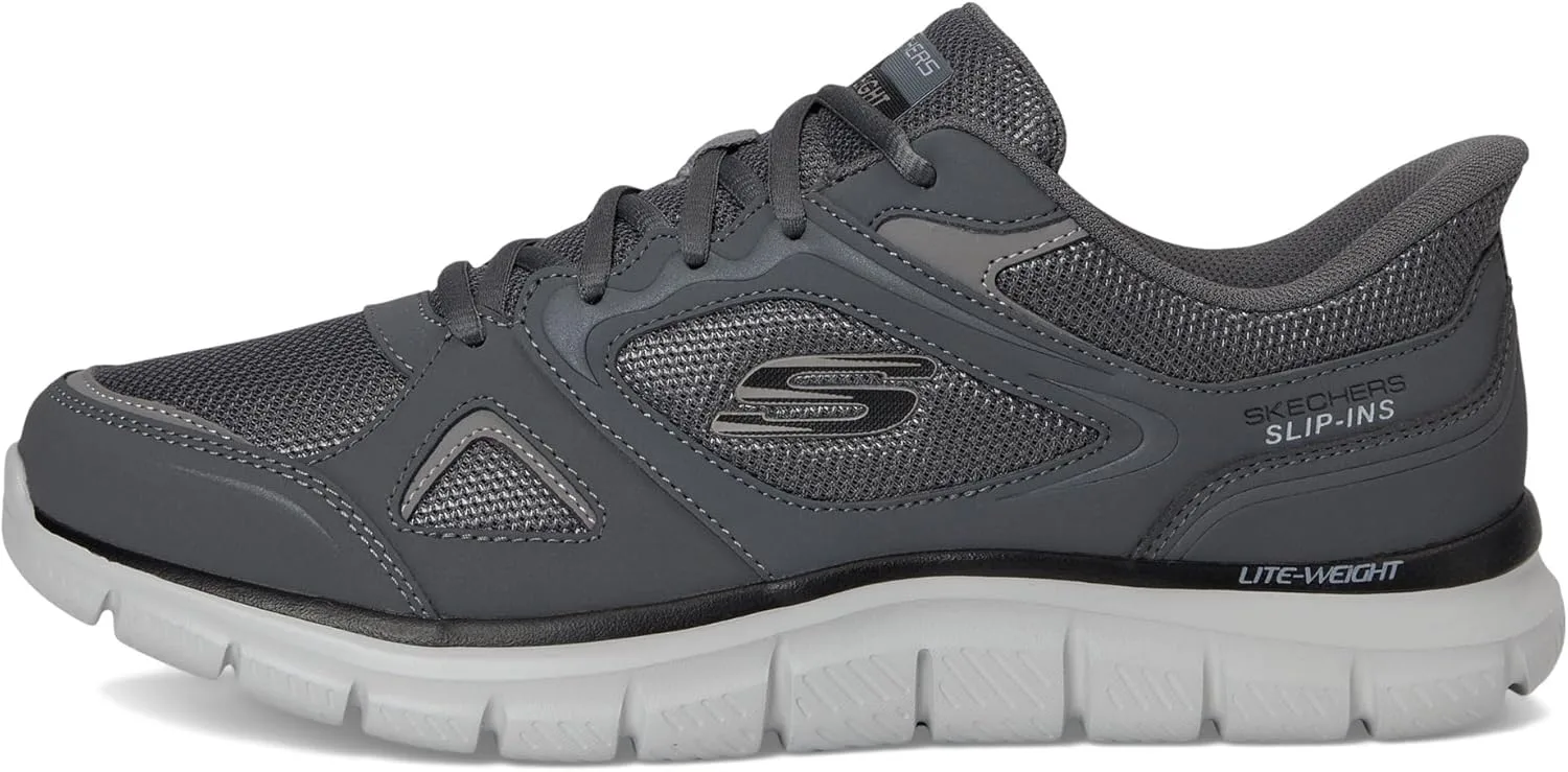 Мужские кроссовки Skechers Hands-Free Slip-ins Track Trainers, темно-серый — фото 4
