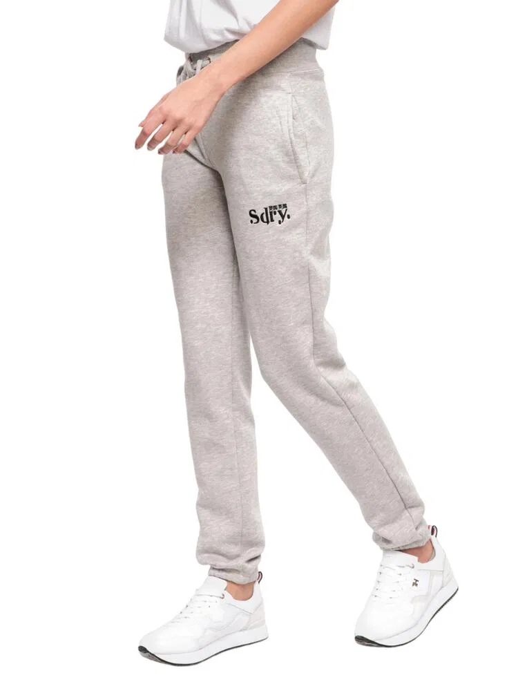 Женские спортивные штаны с утяжкой Superdry Ana, Цвет: Серый