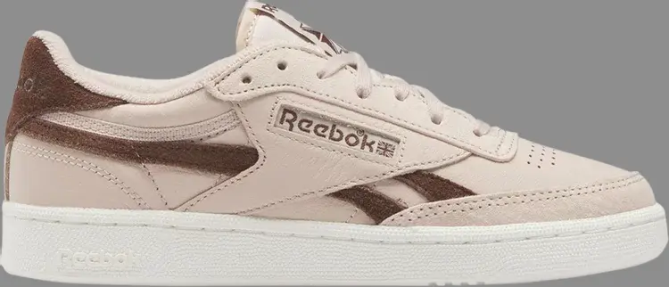 

Кроссовки wmns club c revenge vintage 'soft ecru brush brown' Reebok, розовый, Розовый;серый, Кроссовки wmns club c revenge vintage 'soft ecru brush brown' Reebok, розовый