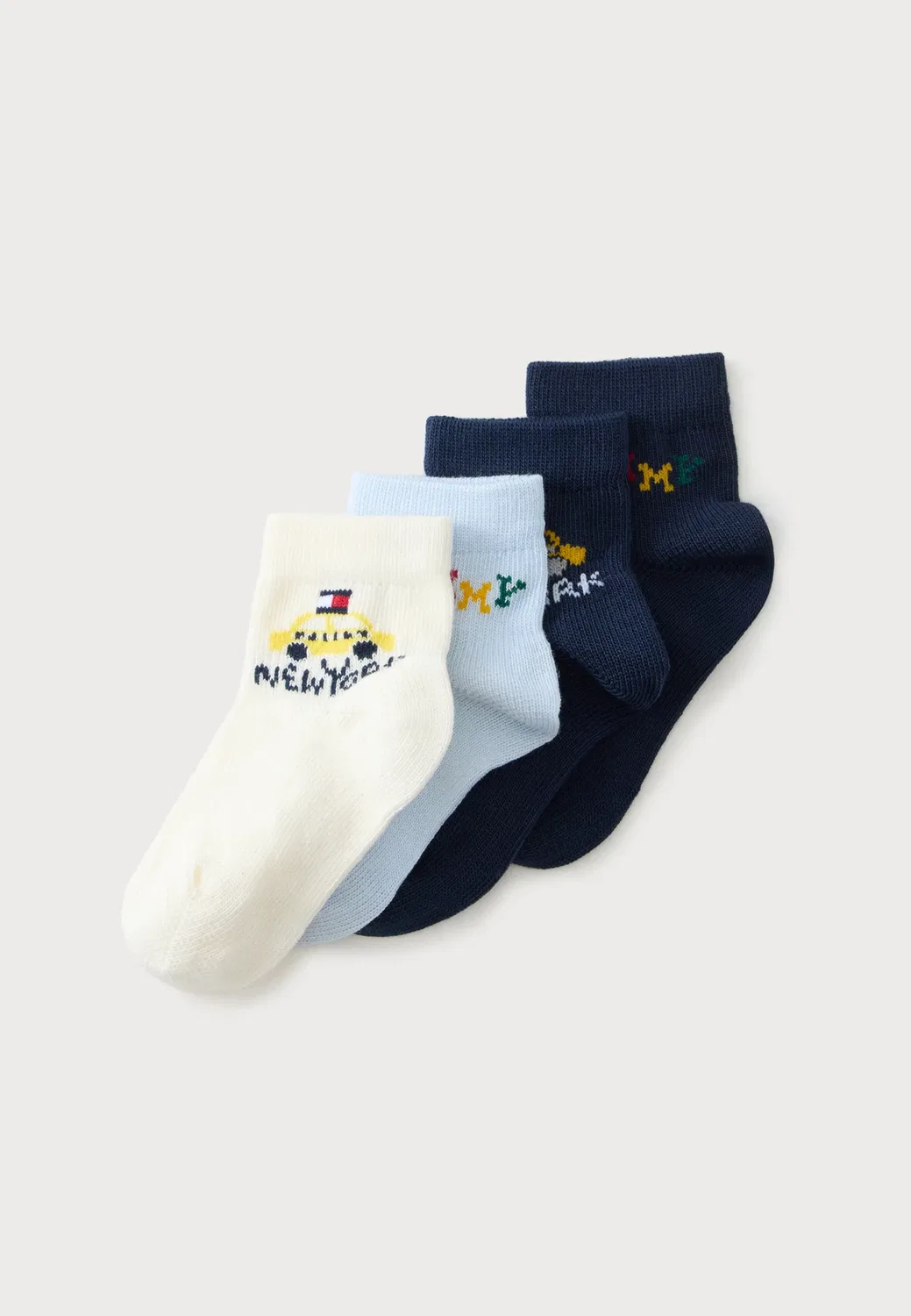 Унисекс, 4 пары носков Tommy Hilfiger, Blue
