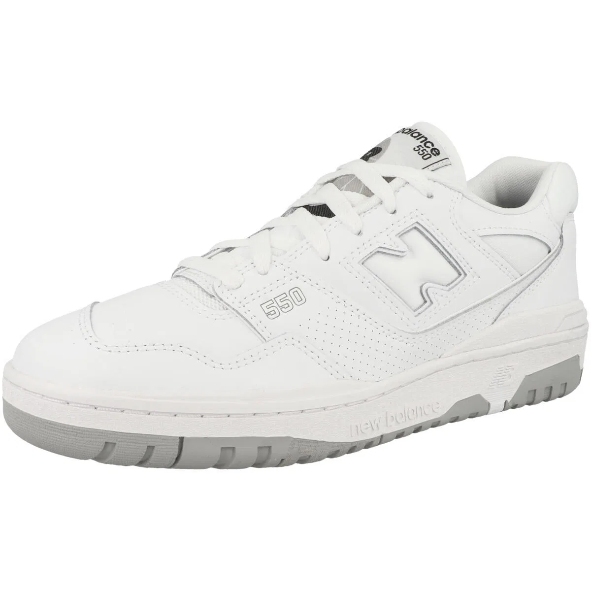 Детские кожаные кроссовки BB 550 New Balance, Weiss — фото 4