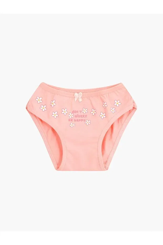 Детский комплект трусиков для девочек из хлопка Set of 3 cotton spring mixed panties for girls Vitmo, Mixed — фото 4