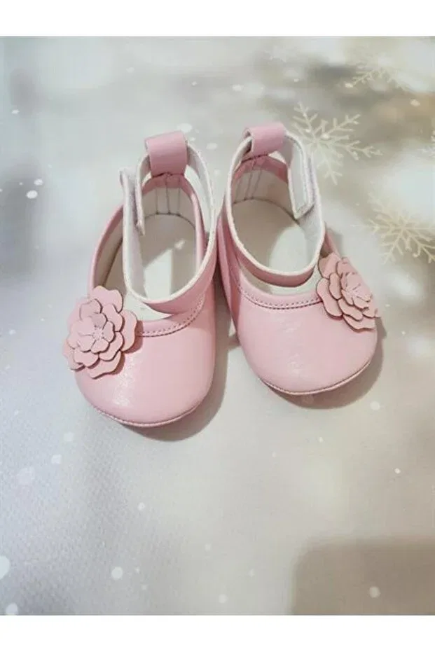 Детские мокасины для девочек из искусственной кожи Moccasin Hly Karol Tasarım, Pink