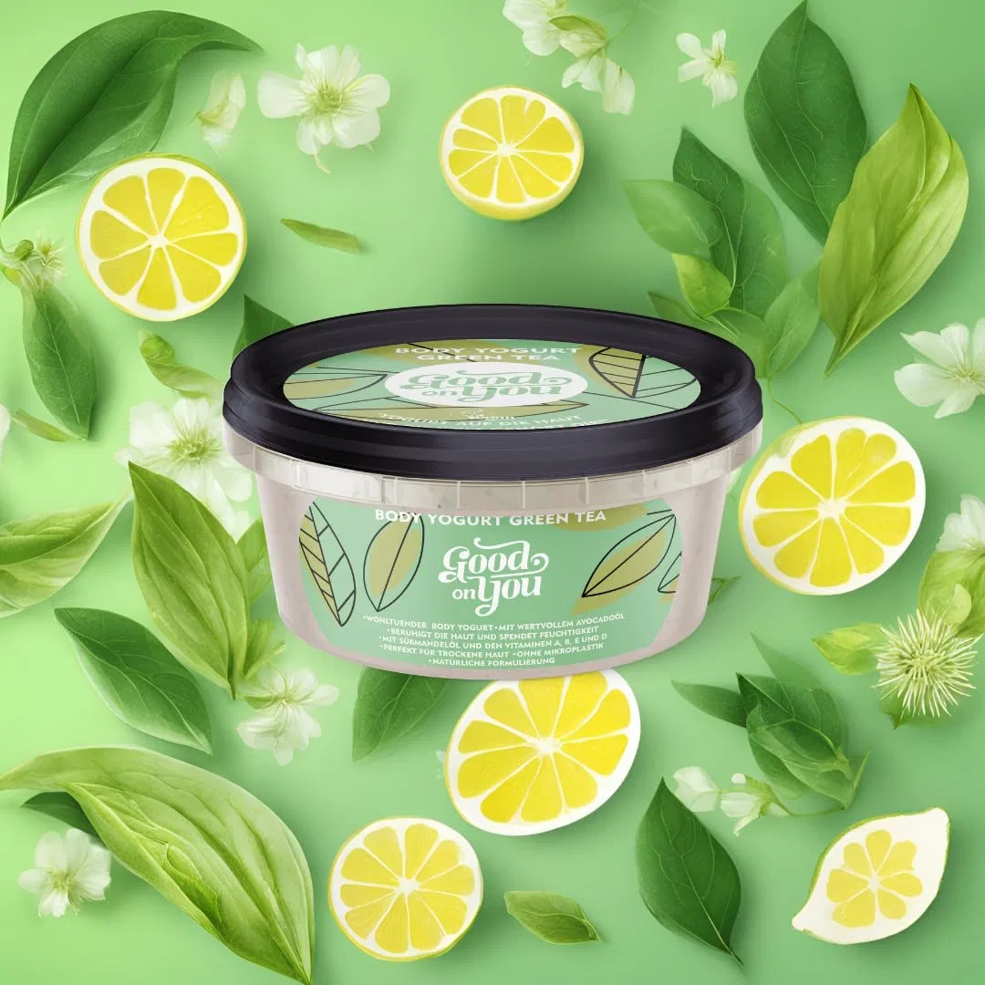 Лосьон для тела Body Yoghurt Green Tea с витаминами A, B, E, D, 5 x 300 мл Good On You — фото 2