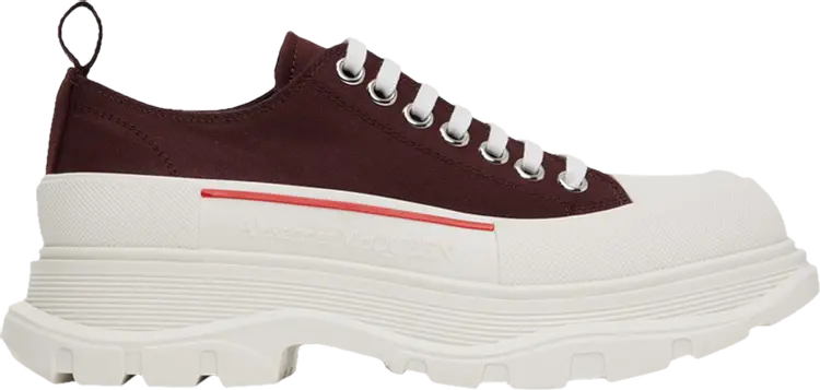 

Кроссовки Alexander McQueen Tread Slick Lace Up Choco, красный