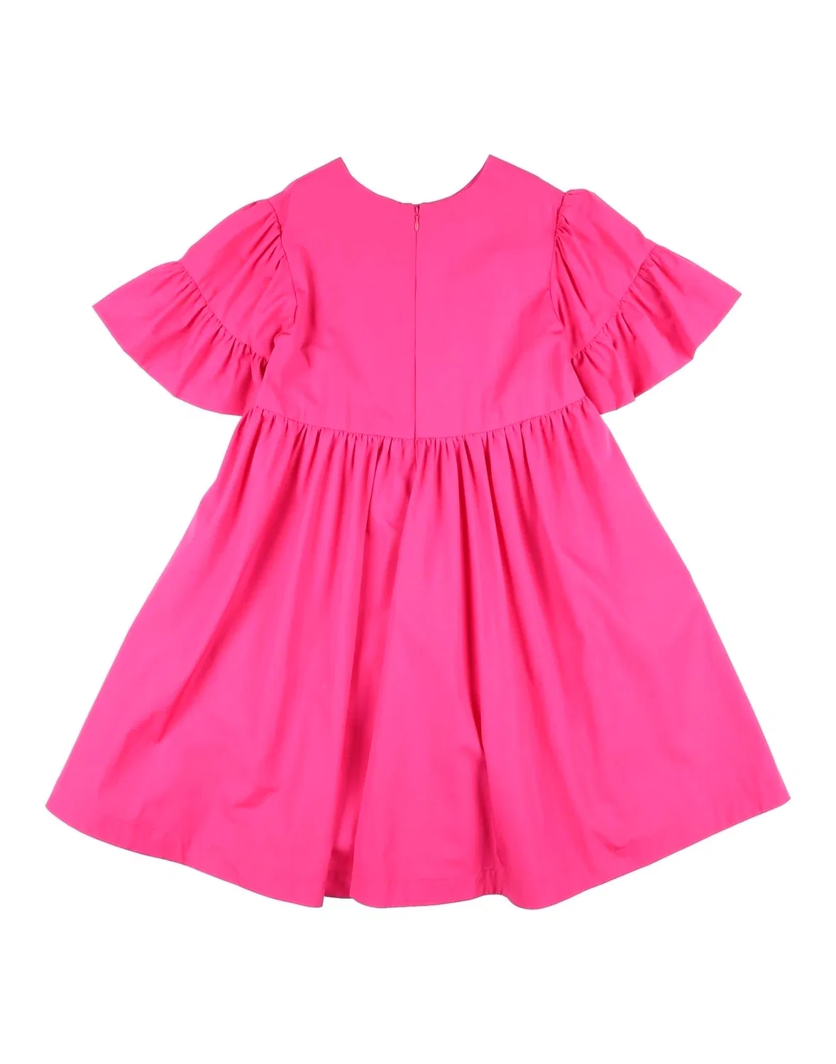 Детское платье для девочек хлопковое Kenzo Kids, фуксия — фото 2