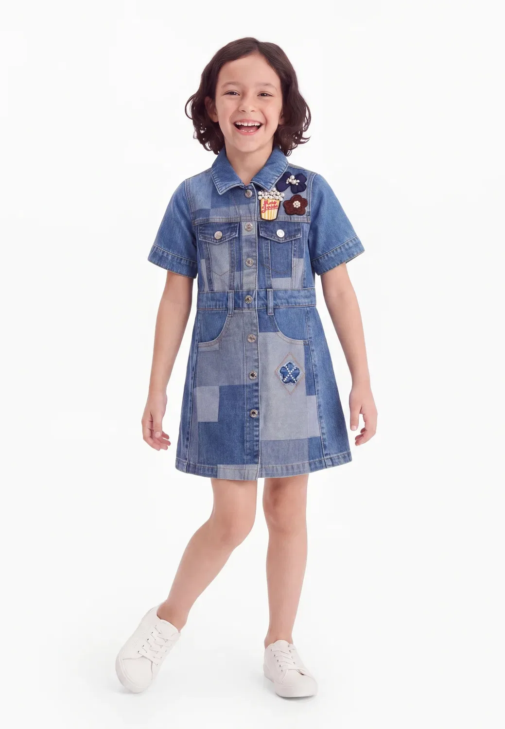 Платье - джинсовое платье Marc Jacobs Kids, Denim Blue