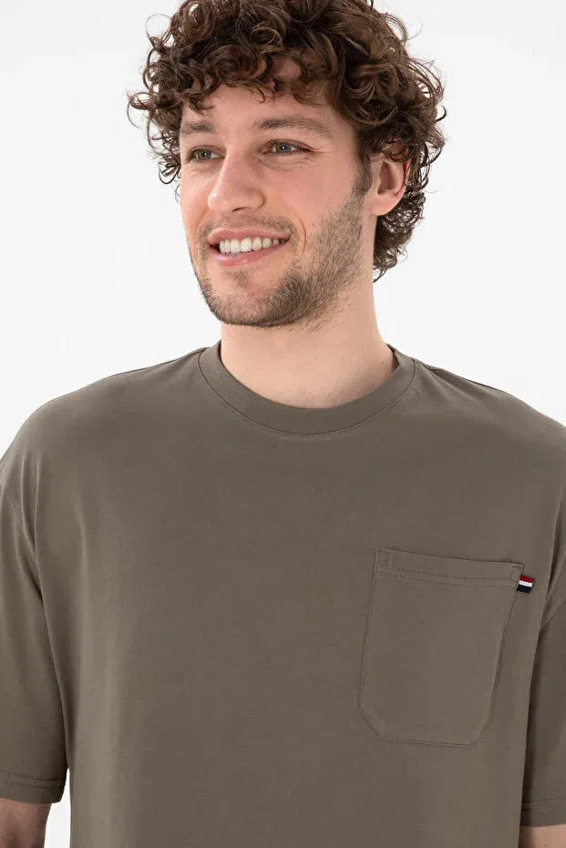 Мужская футболка с коротким рукавом U.S. Polo Assn., Taupe — фото 3