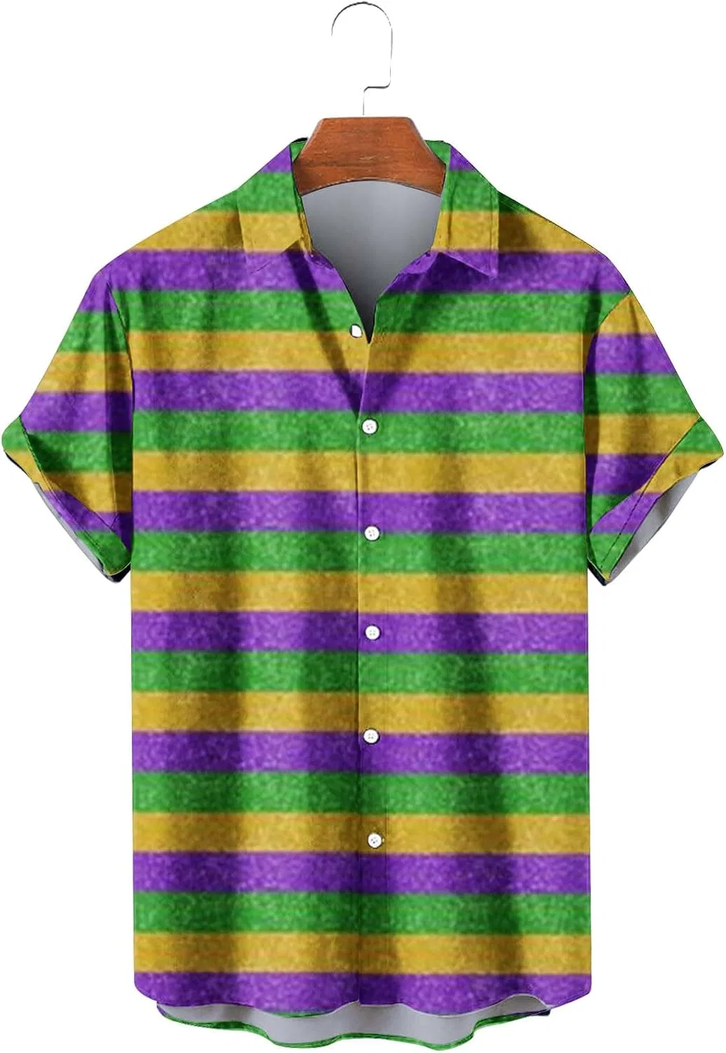 Мужская принтованная рубашка Slim Fit, Multicolor — фото 2