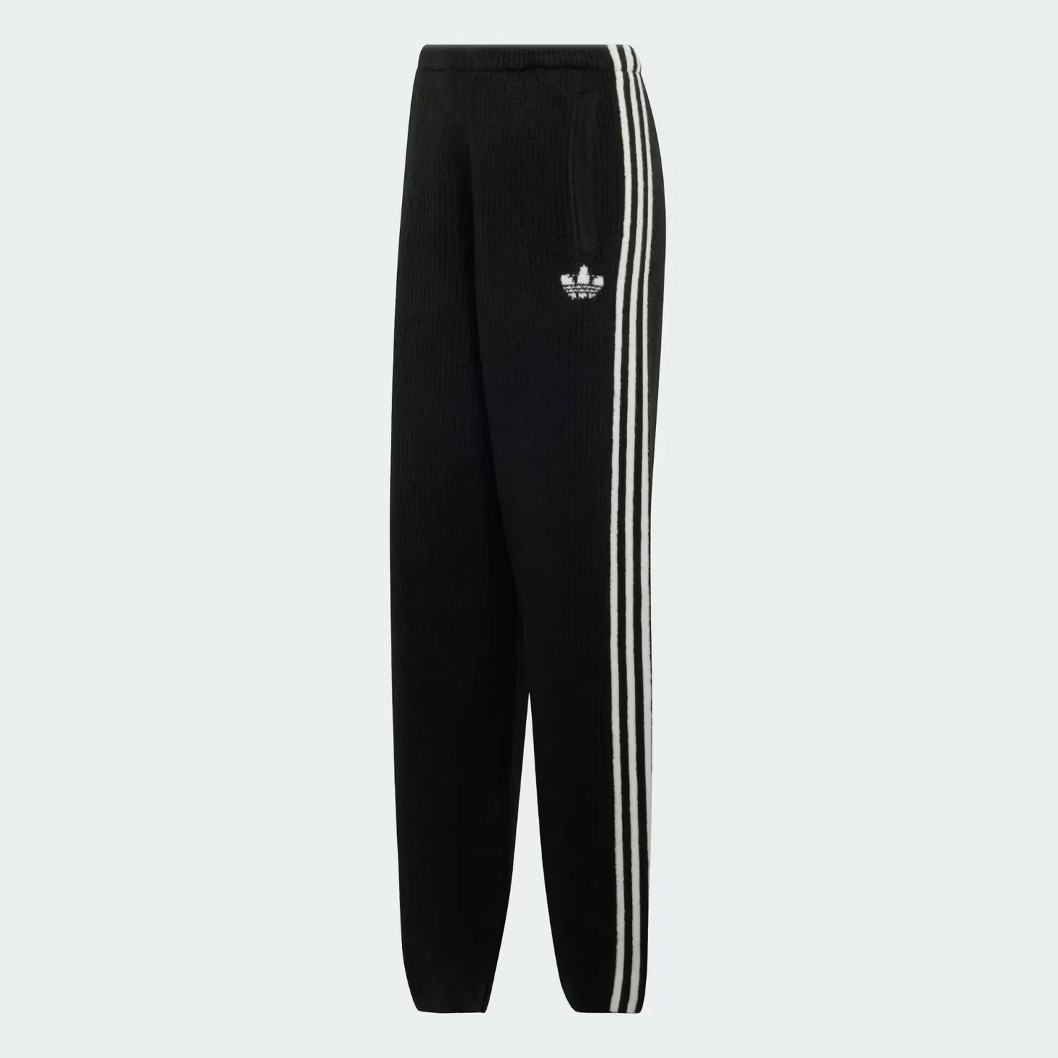 Женские вязаные брюки свободного кроя с эффектом баллона Jennie Knitted Loose Pants Adidas Originals, черный
