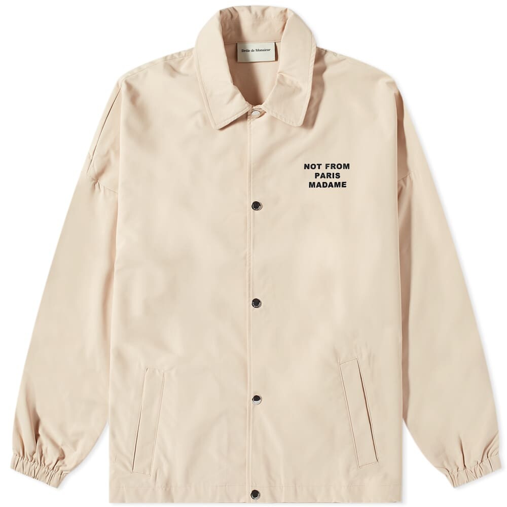 

Куртка role de Monsieur Slogan Coach Jacket Drole de Monsieur, Серый, Куртка role de Monsieur Slogan Coach Jacket Drole de Monsieur