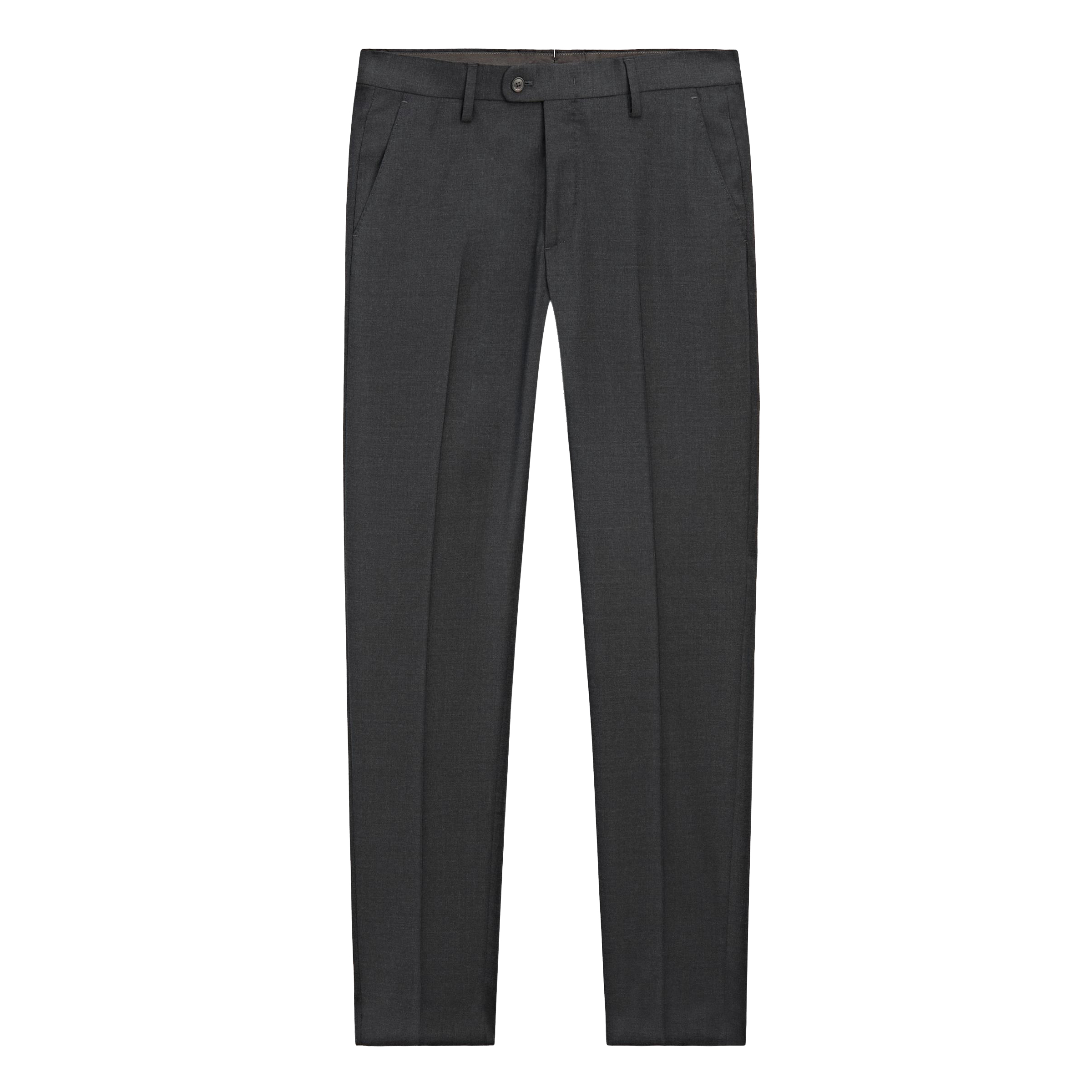 

Однотонные костюмные брюки из шерсти Massimo Dutti, серый